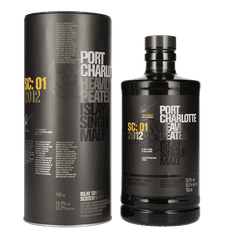 CHARLOTTE Škotski Whisky Port SC:01 Heavily Peated Islay Single Malt 2012 + GB 0,7 l