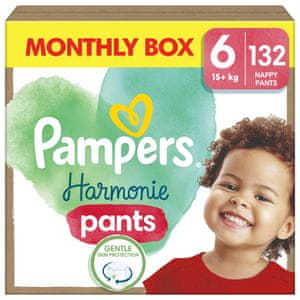  Pampers Harmonie hlačne plenice, 15+ kg, 132/1 (mesečno pakiranje)