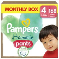 Pampers Harmonie hlačne plenice, 9-15 kg, 168/1 (mesečno pakiranje)