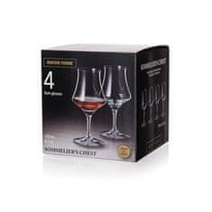 MAISON FORINE Komplet kozarcev za rum SOMMELIER CHEST 170 ml, 4 kosi, komplet 4