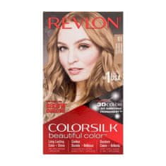 Revlon Colorsilk Beautiful Color Odtenek 61 dark blonde Set barva za lase Colorsilk Beautiful Color 59,1 ml + razvijalec barve 59,1 ml + balzam 11,8 ml + rokavice za ženske