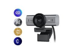 Logitech MX BRIO spletna kamera, 4K Ultra HD, USB-C, grafitno siva