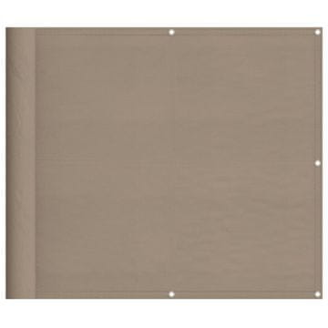 Vidaxl Balkonsko platno taupe 90x1000 cm 100 % poliestrski oxford
