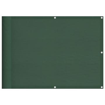 Vidaxl Balkonsko platno zeleno 75x700 cm 100 % poliester oxford