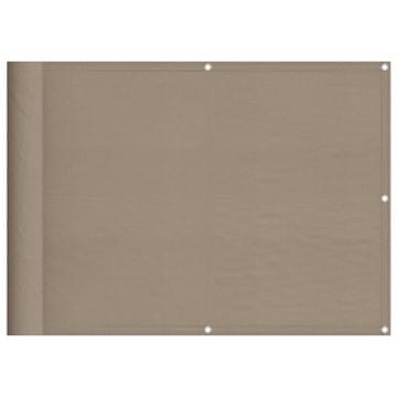 Vidaxl Balkonsko platno taupe 75x700 cm 100 % poliestrski oxford
