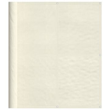 Vidaxl Balkonsko platno krem 120x1000 cm 100 % poliestrski oxford