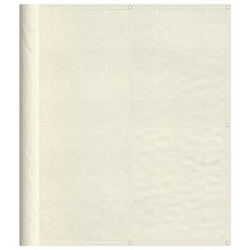 Vidaxl Balkonsko platno krem 120x700 cm 100 % poliestrski oxford