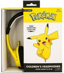 Oceania Trading LTD Pikachu With Ears otroške slušalke, rumene