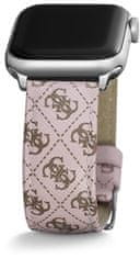 Guess Usnjen pašček za Apple Watch - 38 - 41 mm - roza CS2009S2