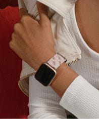 Guess Usnjen pašček za Apple Watch - 38 - 41 mm - roza CS2009S2