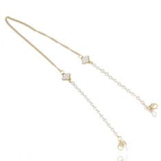 Flamenco Mystique Tanka očala veriga z zlatimi biseri, dolžina 76 cm, teža 12 g