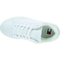 Tommy Hilfiger Čevlji bela 37 EU Leather Cupsole