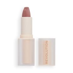 Makeup Revolution Lip Allure Soft Satin Lipstick šminka s satenastim zaključkom 3.2 g Odtenek brunch pink nude