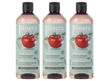 sarcia.eu ITINERA Regenerativni gel za prhanje s paradižnikom iz Sorrenta, 95% naravnih sestavin, 370 ml