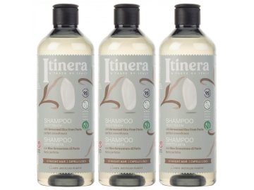 sarcia.eu ITINERA Šampon za lase s fermentiranim rižem iz Pavie, 95% naravnih sestavin, 370 ml