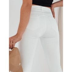 Dstreet Ženske hlače iz džinsa MOLANO bele barve uy1977 S