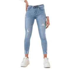 Dstreet Ženske hlače iz džinsa AMBEL modre barve uy1985 L