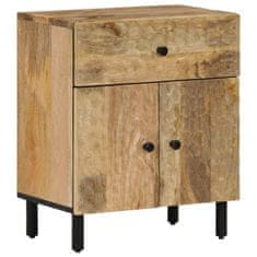 Greatstore Nočna omarica 50x33x60 cm trden mangov les
