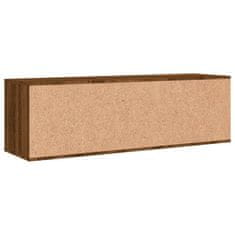 Greatstore TV omarica rjavi hrast 120x34x37 cm inženirski les