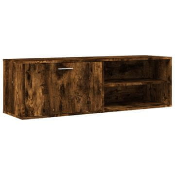 Vidaxl TV omarica dimljeni hrast 120x34x37 cm inženirski les