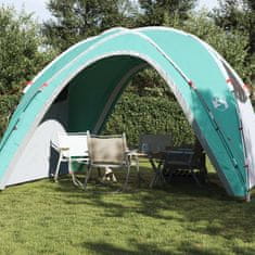 Greatstore Vrtni šotor zelen 360x360x219 cm 190T taft