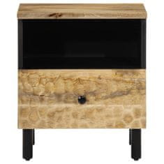 Greatstore Nočna omarica 2 kosa 40x33x46 cm trdna borovina