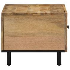 shumee Klubska mizica 80x50x40 cm trden mangov les