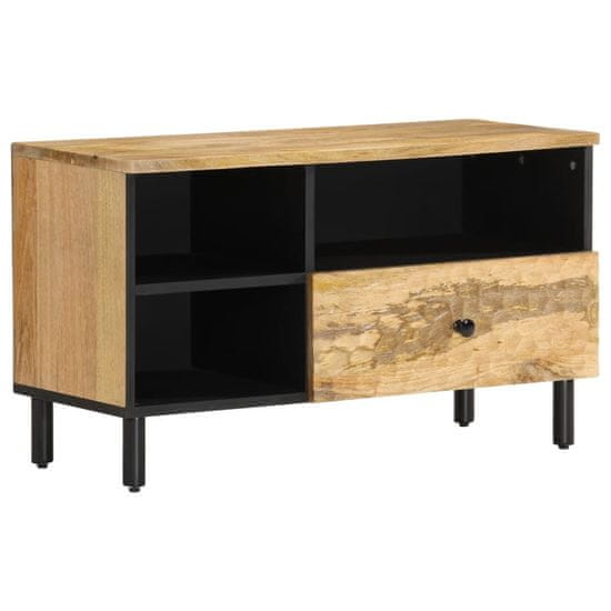 Greatstore TV omarica 80x33x46 cm trden mangov les