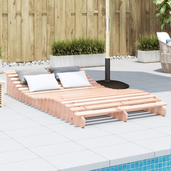 Greatstore Ležalnik 205x110x31,5 cm trden les douglas