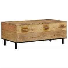 shumee Klubska mizica 100x54x40 cm trden mangov les