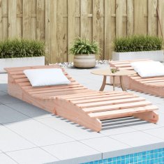 Greatstore Ležalnik 205x70x31,5 cm trden les douglas