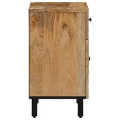 Greatstore Nočna omarica 50x33x60 cm trden mangov les