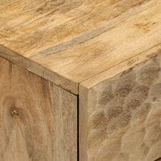 Greatstore Nočna omarica 50x33x60 cm trden mangov les