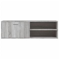shumee TV omarica siva sonoma 120x34x37 cm iverna plošča