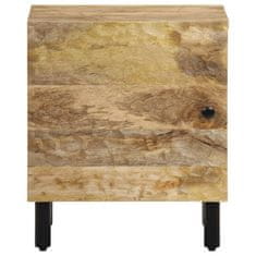 Greatstore Nočna omarica 2 kosa 40x33x46 cm trdna borovina