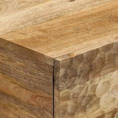 shumee Klubska mizica 80x50x40 cm trden mangov les