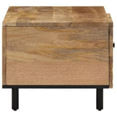 shumee Klubska mizica 80x50x40 cm trden mangov les