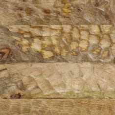 shumee Klubska mizica 80x50x40 cm trden mangov les