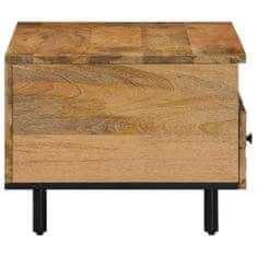 shumee Klubska mizica 80x54x40 cm trden mangov les