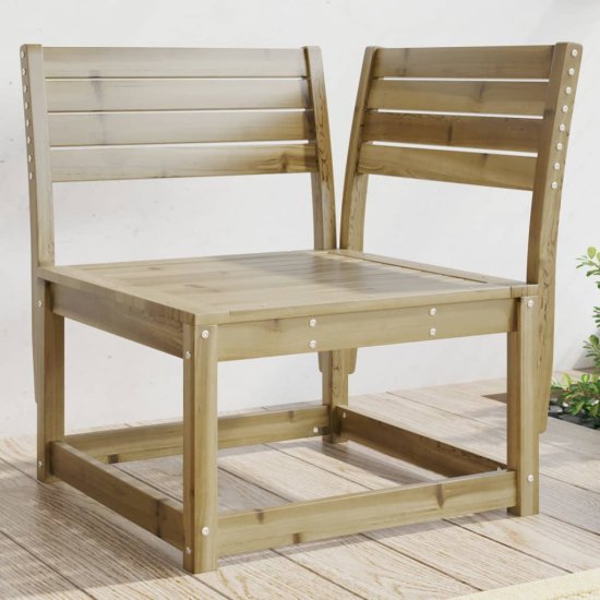 Greatstore Kotni vrtni kavč 73x73x78 cm impregnirana borovina