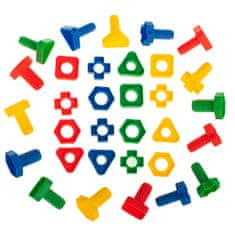 MG Montessori Screws vijaki 30 kos, barvni
