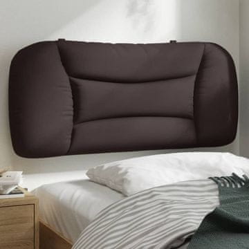 Vidaxl vidaXL Blazina za vzglavje temno rjave barve 80 cm blago