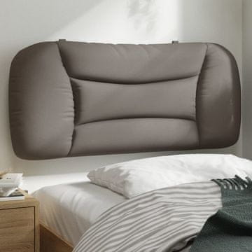 Vidaxl vidaXL Blazina za vzglavje, taupe, 90 cm, blago