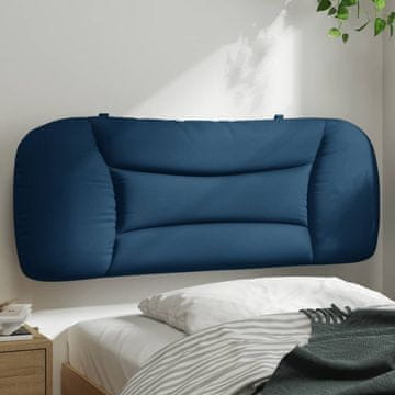 Vidaxl vidaXL Blazina za vzglavje, modra, 100 cm, blago