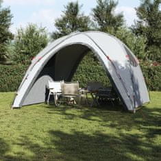 Greatstore Vrtni šotor bel 360x360x219 cm 190T taft