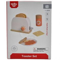 Tooky Toy Leseni toaster za otroke 9 el.