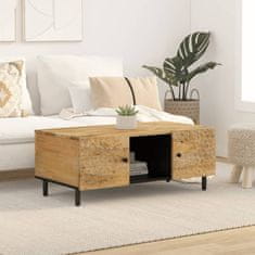 shumee Klubska mizica 100x54x40 cm trden mangov les