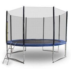 shumee Zunanji vrtni trampolin za otroke, 370 cm, mreža/pokrivalo/palica