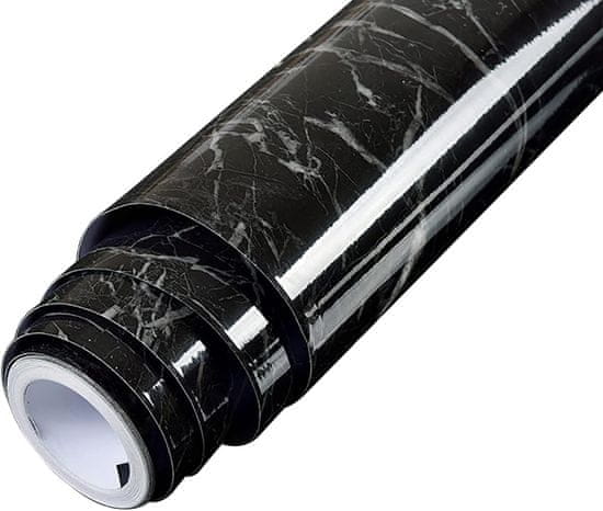 eTrgovinica PVC nalepka za pohištvo - Črn marmor