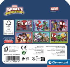 Clementoni Spidey in njegovi čudoviti prijatelji slikajo kocke, 6 kock
